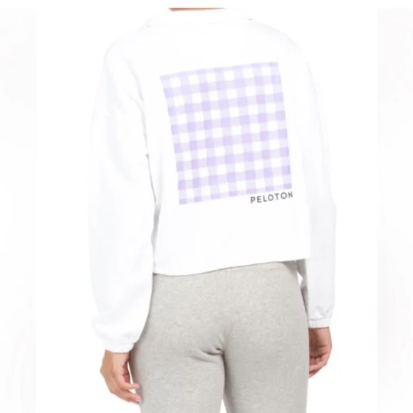 Peloton White Polo Shirt Large NWT - Picture 1 of 4